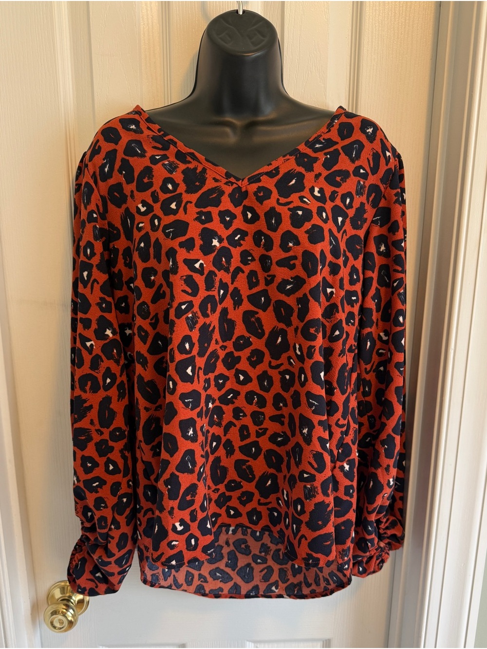Mudpie Animal Print Blouse